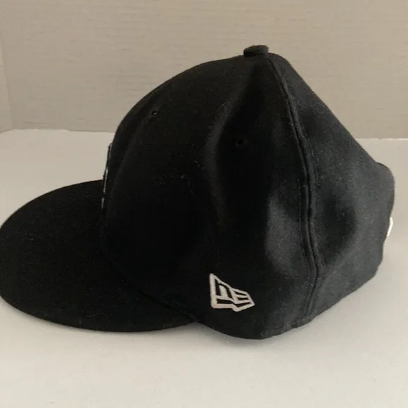 Vintage New Era LA Dodgers Fitted 100% Wool Genuine 59 Fifty MBL Size  7 3/8 - Picture 8 of 11